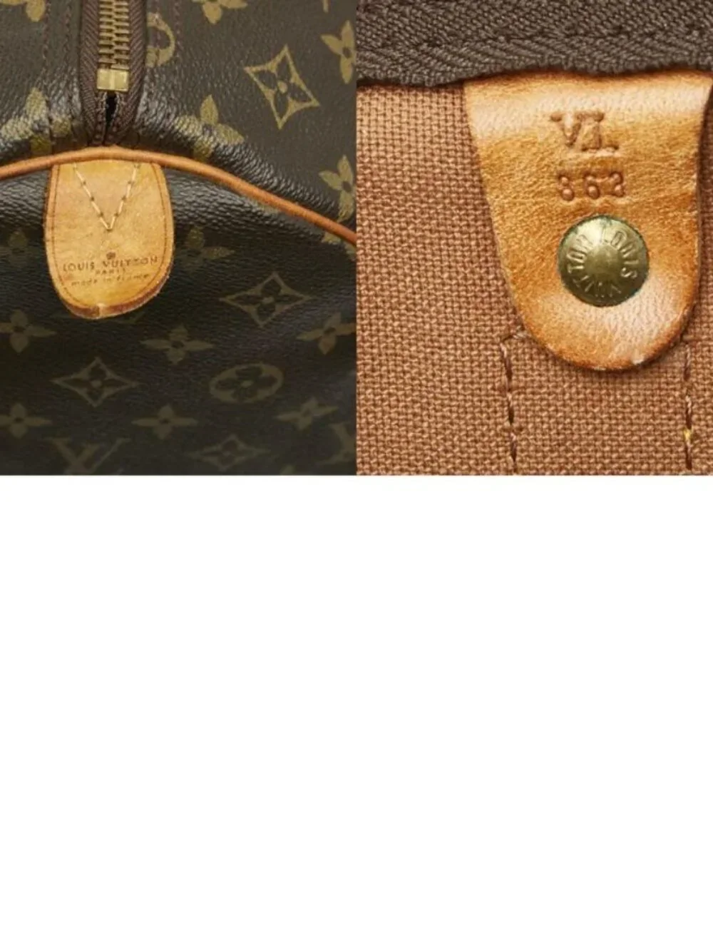 Louis Vuitton Monogram Keepall 60 Boston Bag Brown - Picture 10 of 10